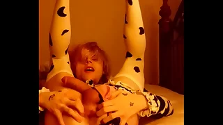femboyscotty23 - Cute mouse trap milking udder from behind intermittently squirting my milky cum load in your mouth with vibrator shoved up my hole!